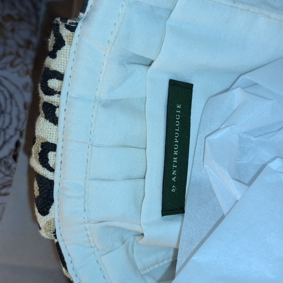 Anthropology small mini Handbag. Animal Print. Wood Handles. - Picture 6 of 10